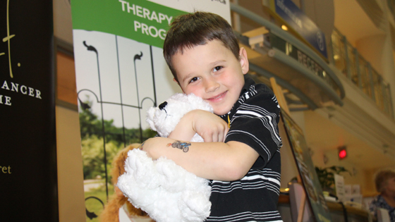 A young visitor from Princess Margaret Cancer Centre’s