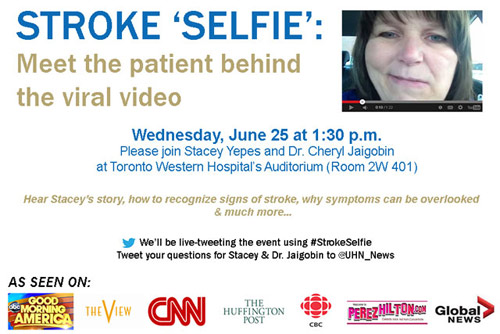 Image of stroke selfie event