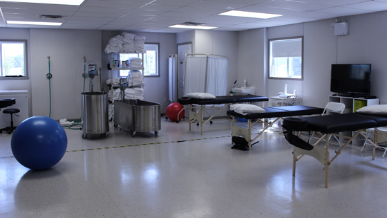 Image of the Sports & Rehab room in the Polyclinic