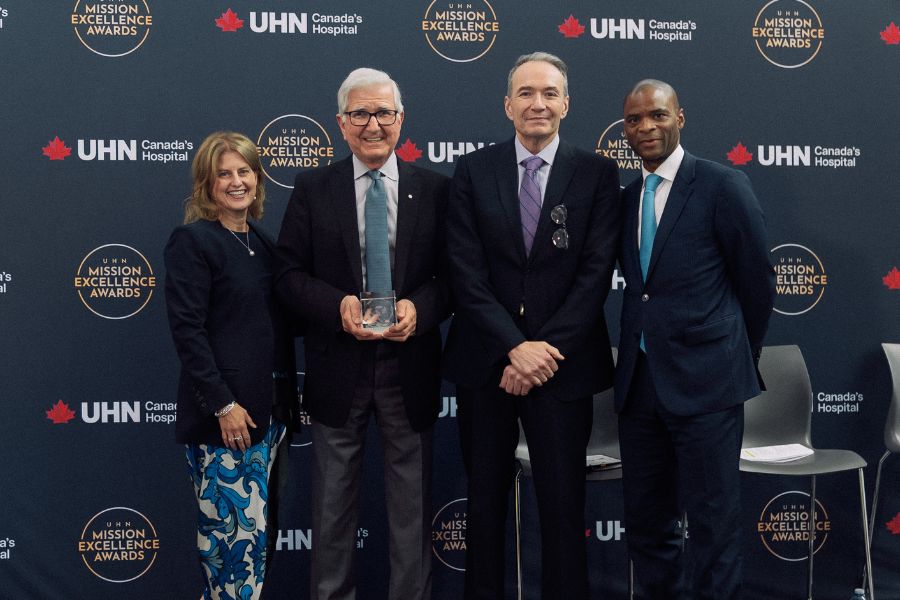 Dr. Tirone David, Global Impact Award recipient