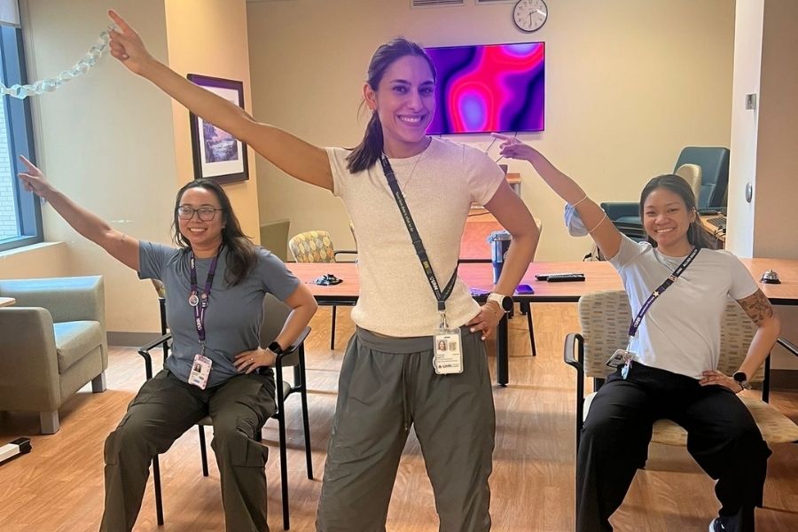 Zumba class at Toronto Rehab