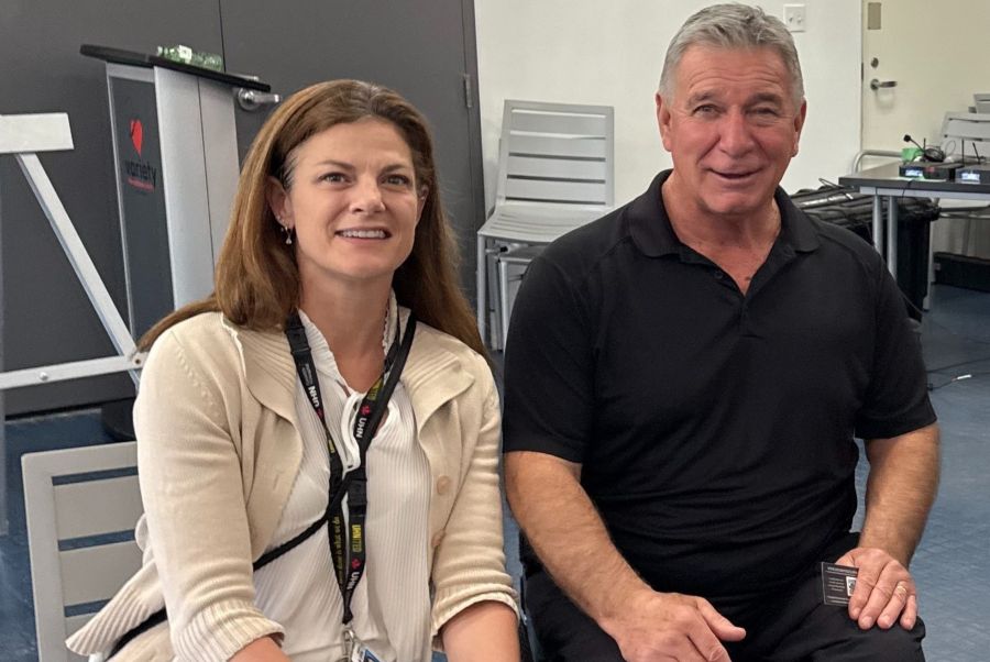 Jennifer Haines and Rick Hansen