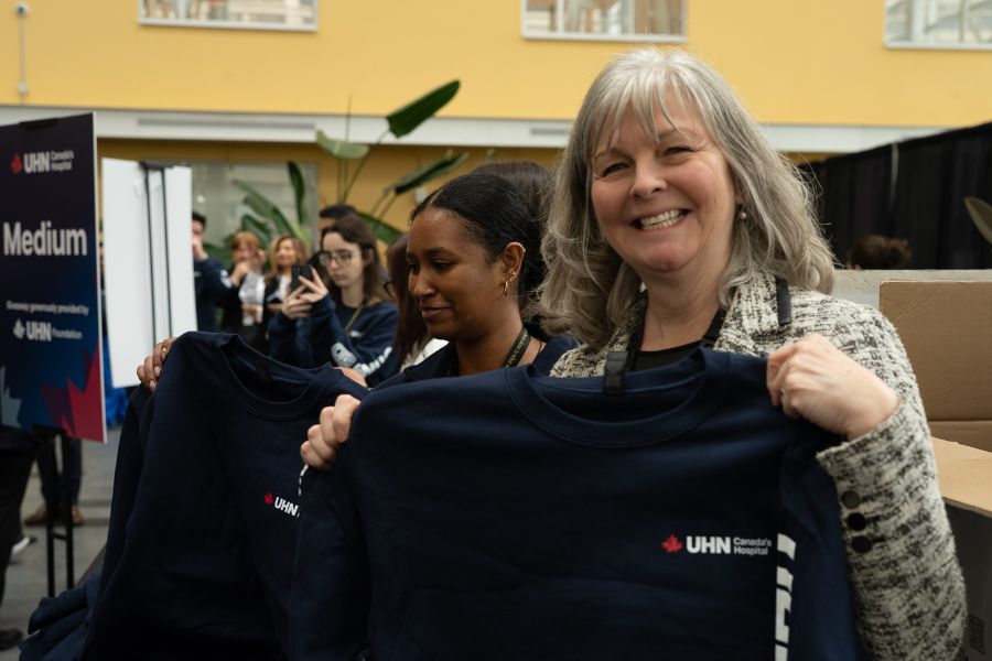 TeamUHN celebrating Newsweek No. 2 world ranking