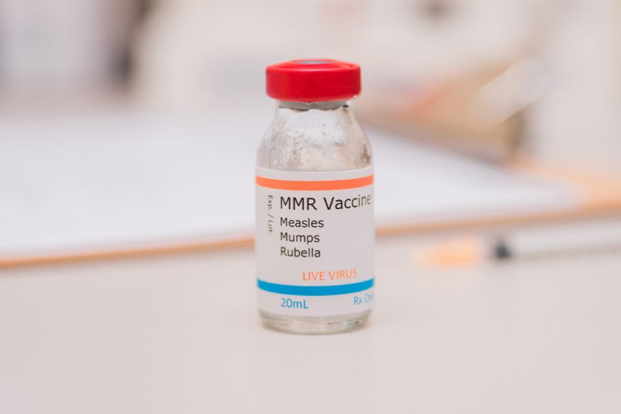 The measles vaccine is safer