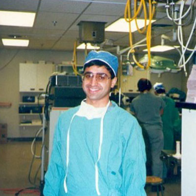 Dr. Shaf Keshavjee in the Cooper Lab