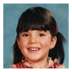 Sonya MacParland as child