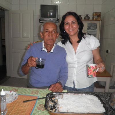 : Roseli and her father 