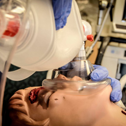 Picture of Airmask/Ventilated Patient