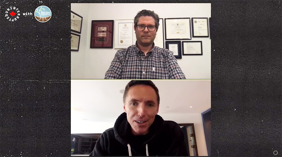 Dr. David Carr holds Zoom Q and A with NBA Hall of Famer Steve Nash 