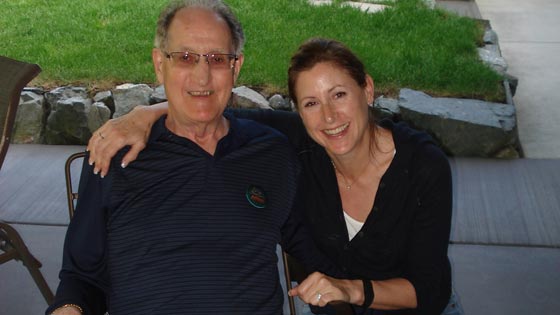 Don Campbell with his daughter, Heather