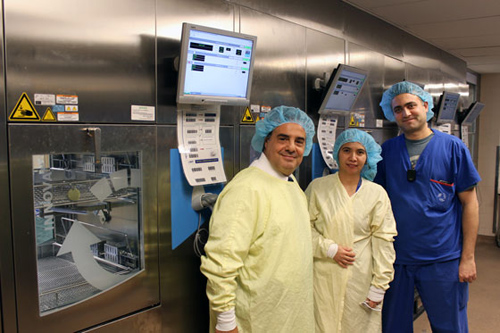UHN’s Robert Pedretti, Aileen Gunda and Nagy Awad