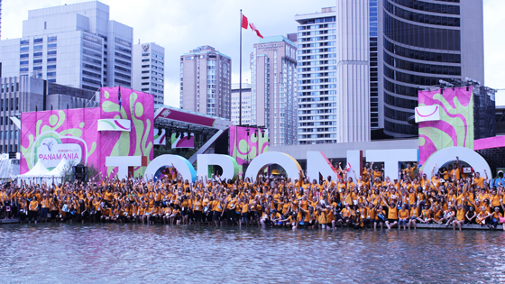 Image of Hundreds of Pan Am and Parapan Am volunteers